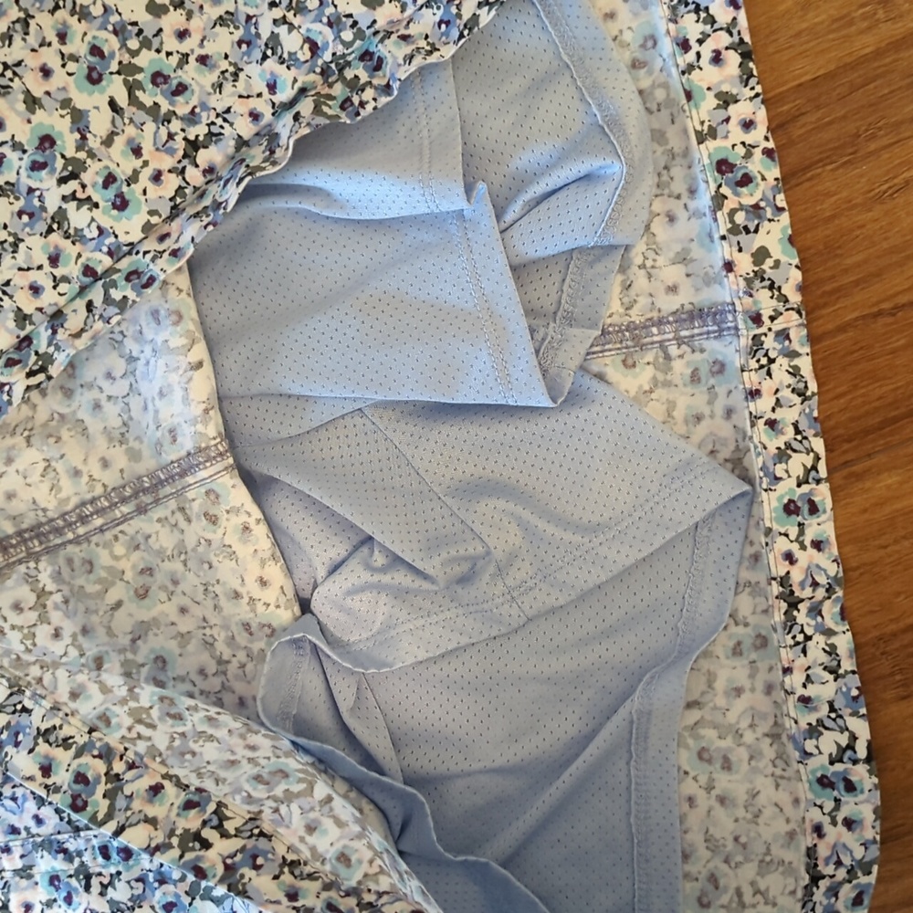 Lee Watercolor Floral Regular Fit Midrise Skort - Picture 5 of 8